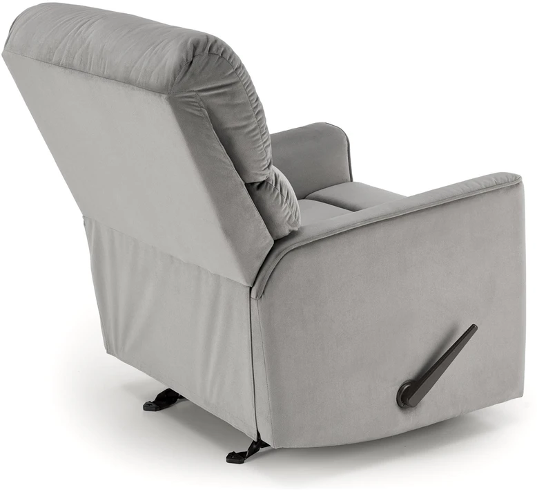 Fotelis KARIM recliner, pilkos spalvos