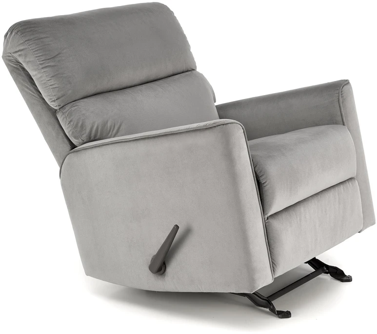 Fotelis KARIM recliner, pilkos spalvos