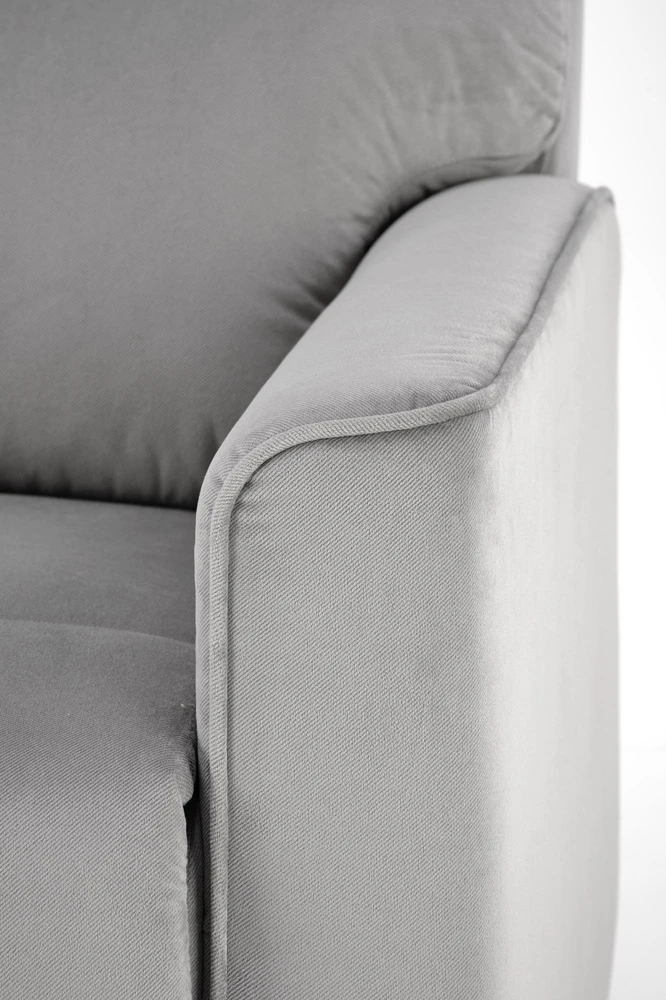 Fotelis KARIM recliner, pilkos spalvos