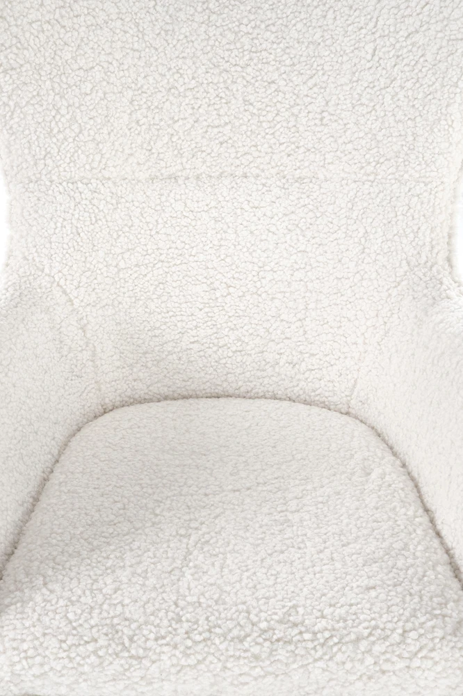 Fotelis LIBERTO leisure armchair cream / auksinis