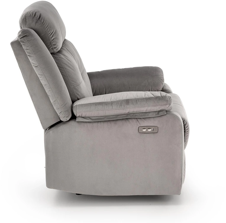 Fotelis LORIS recliner, color: pilkas