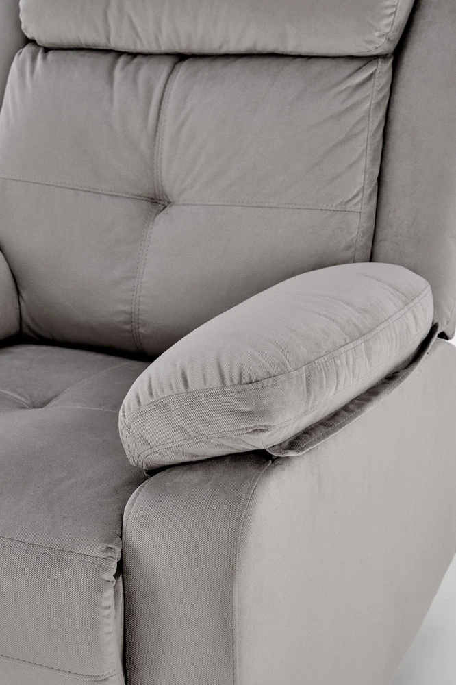 Fotelis LORIS recliner, color: pilkas