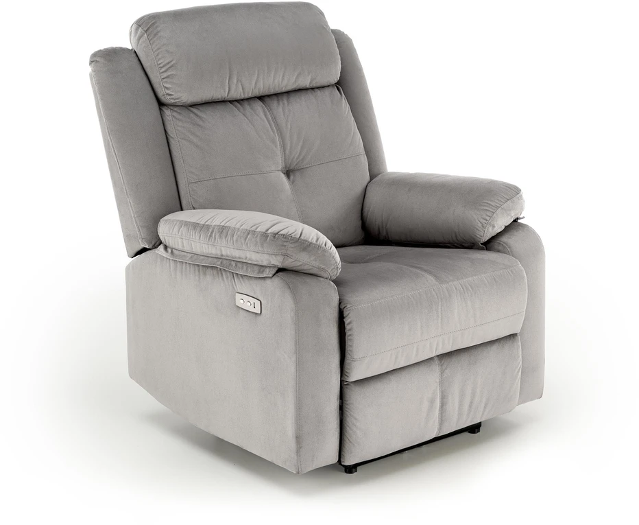 Fotelis LORIS recliner, color: pilkas