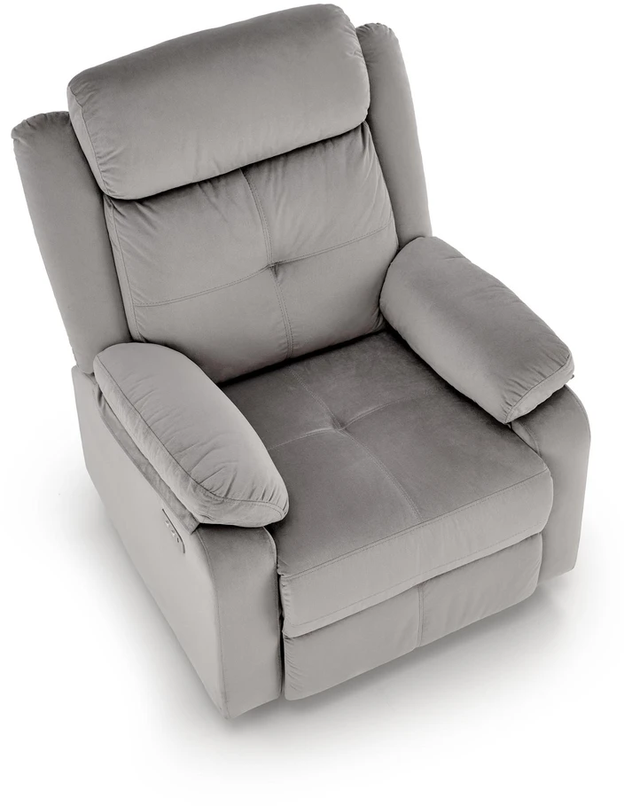 Fotelis LORIS recliner, color: pilkas