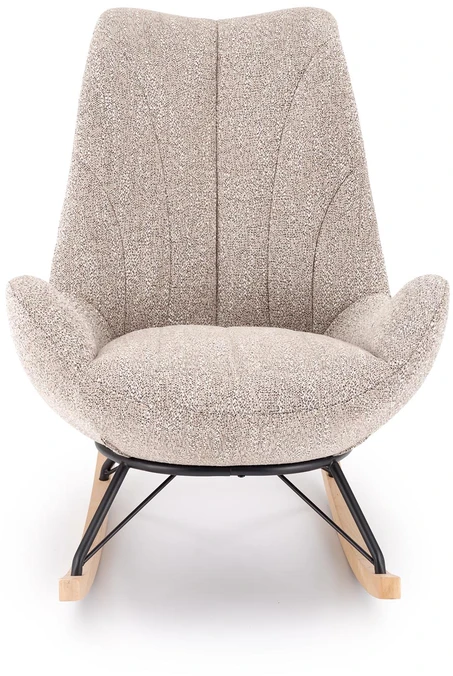 Fotelis LUIS rocking chair, d.beige