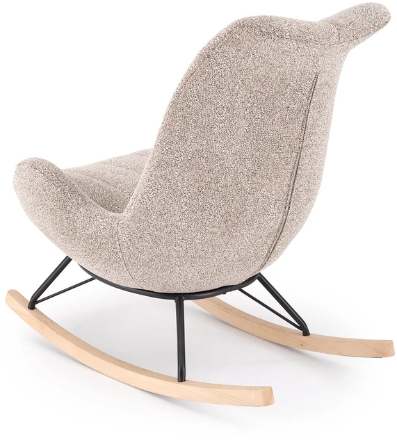 Fotelis LUIS rocking chair, d.beige