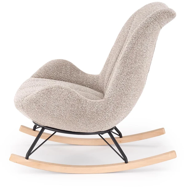 Fotelis LUIS rocking chair, d.beige