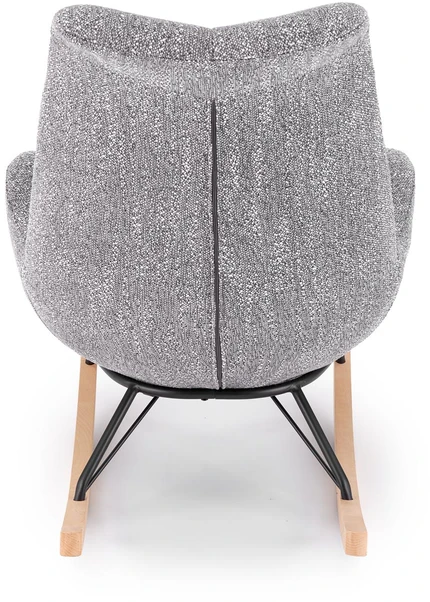 Fotelis LUIS rocking chair, pilkas
