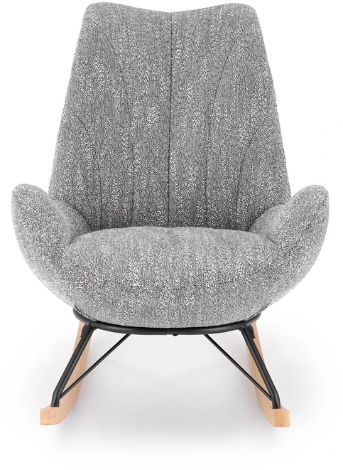 Fotelis LUIS rocking chair, pilkas