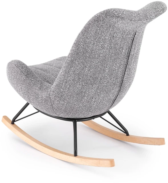 Fotelis LUIS rocking chair, pilkas