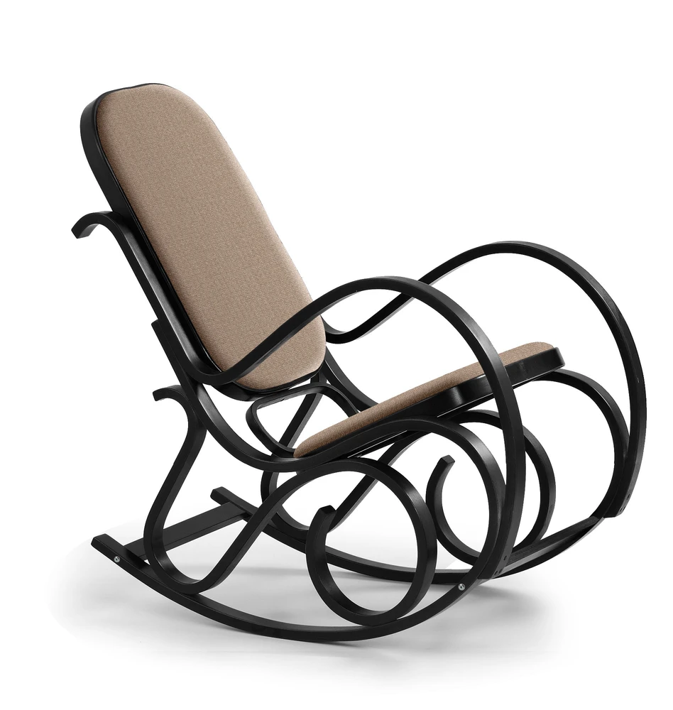 Fotelis MAX BIS PLUS rocking chair color: wenge
