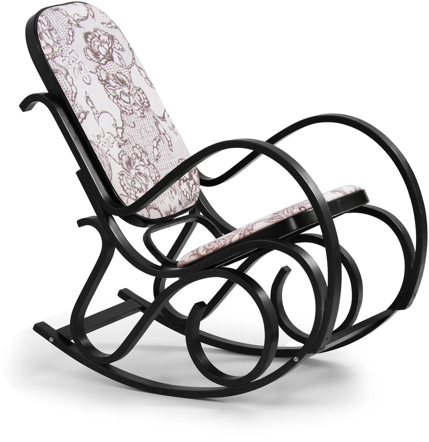 Fotelis MAX II rocking chair color: wenge