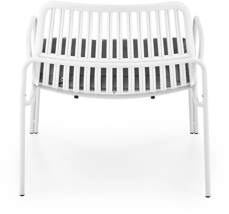 Fotelis MELBY leisure chair, baltas / pilkas