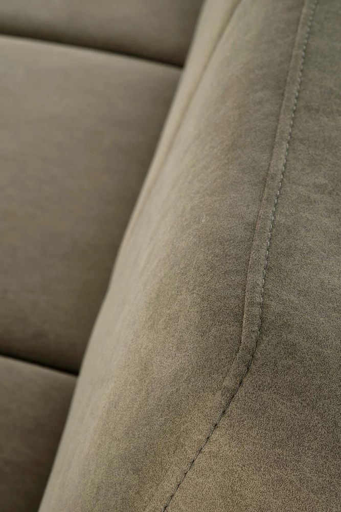 Fotelis MILANO 3S sofa, alyvuogių spalvos CASTEL#39 / tamsus riešutas
