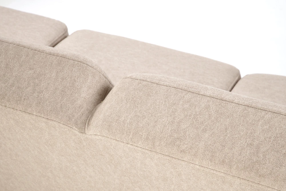 Fotelis MILANO 3S sofa, beige CASTEL#15 / dark walnut