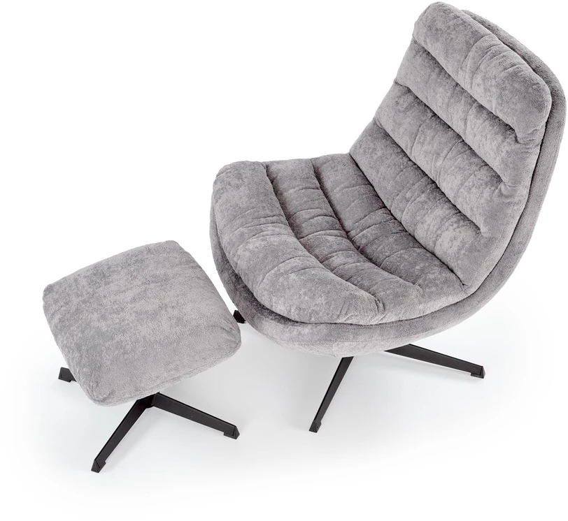Fotelis OLYMPIC leisure chair pilkas