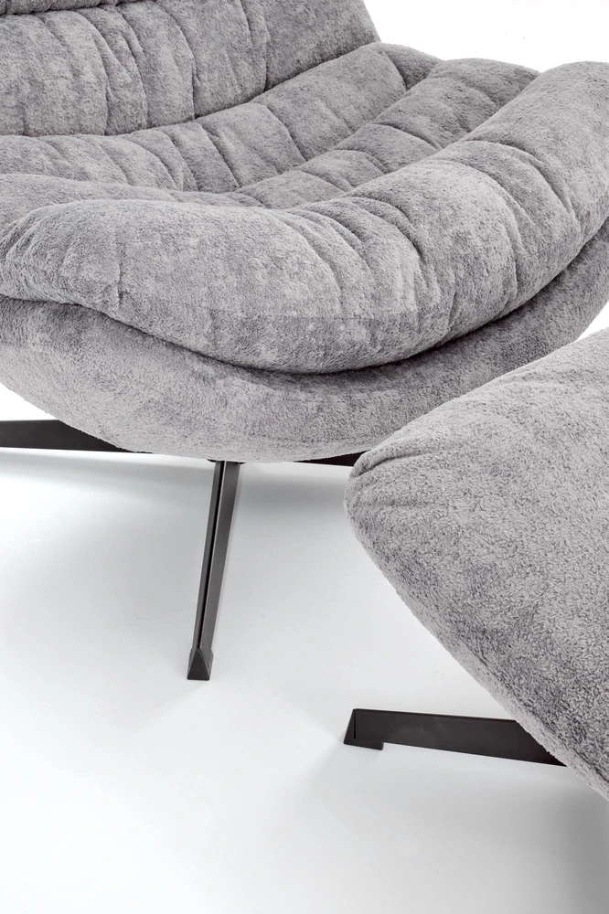 Fotelis OLYMPIC leisure chair pilkas