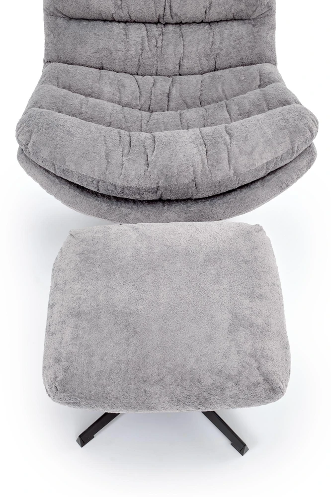 Fotelis OLYMPIC leisure chair pilkas