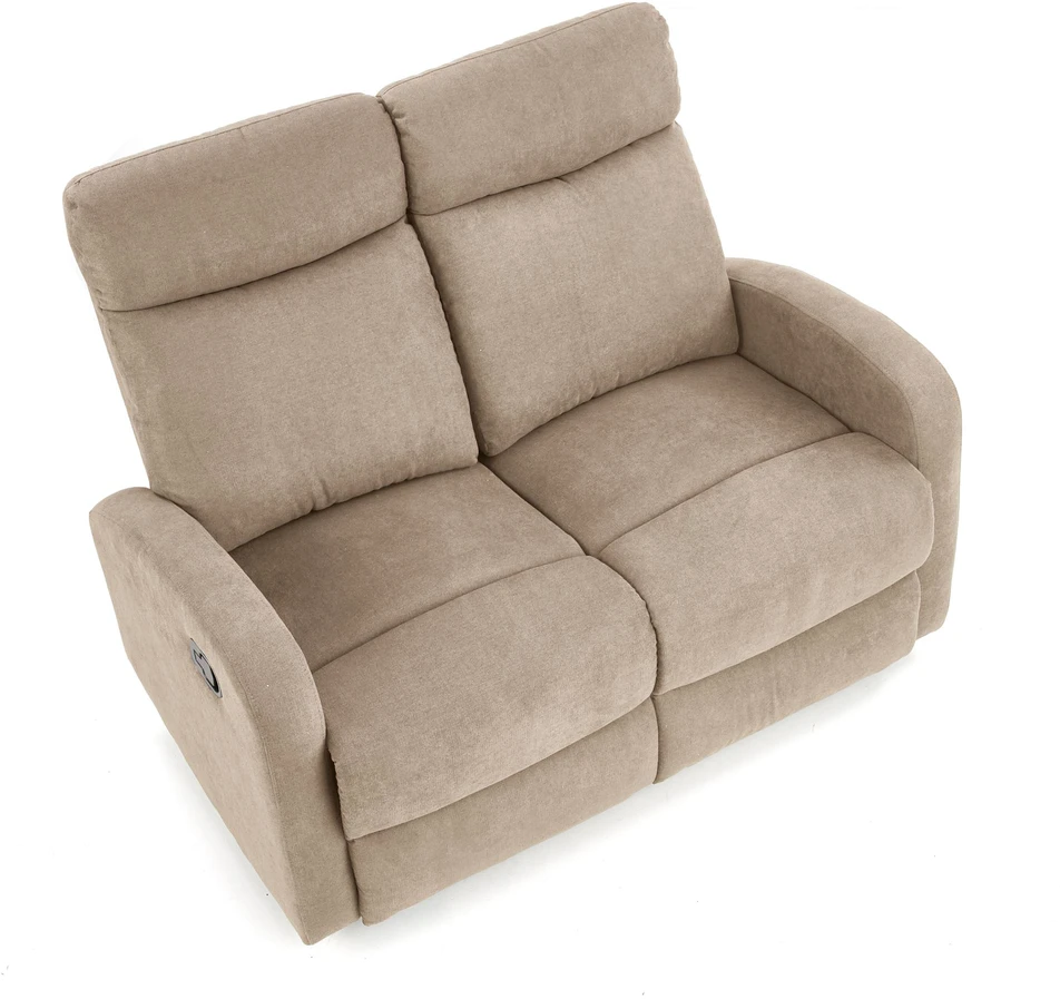 Fotelis OSLO 2S sofa su recliner funkcija, spalva: smėlio