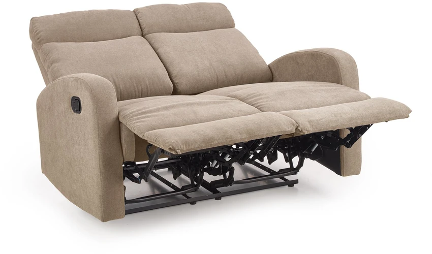 Fotelis OSLO 2S sofa su recliner funkcija, spalva: smėlio