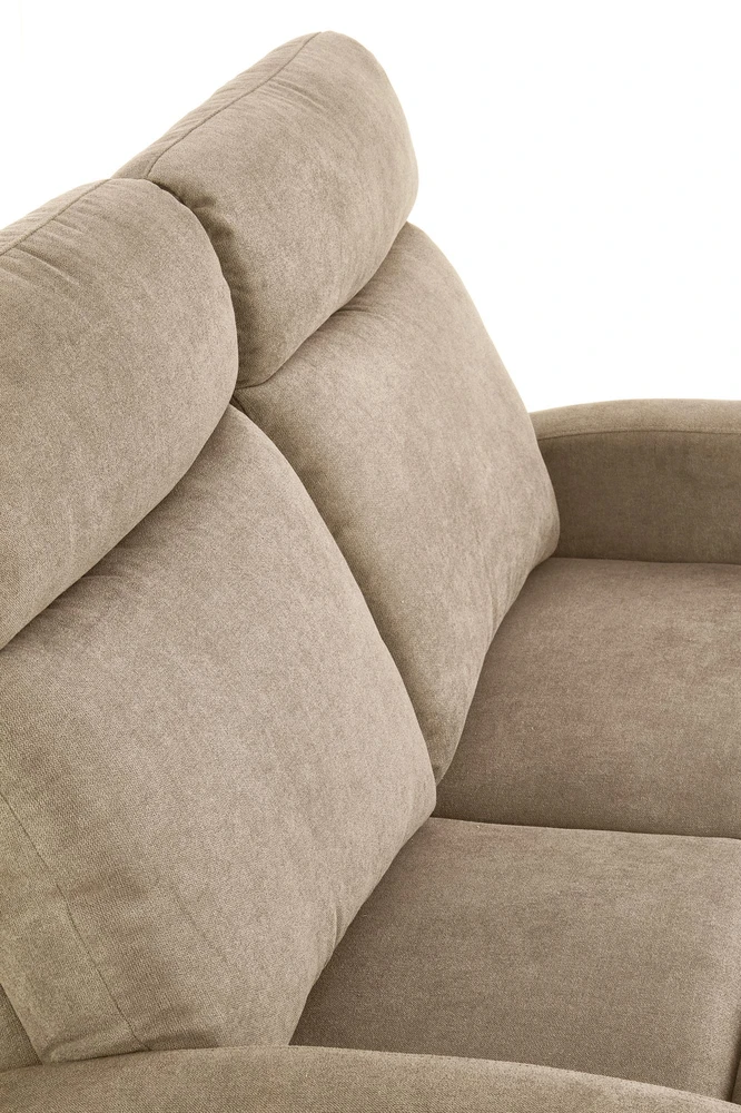 Fotelis OSLO 2S sofa su recliner funkcija, spalva: smėlio