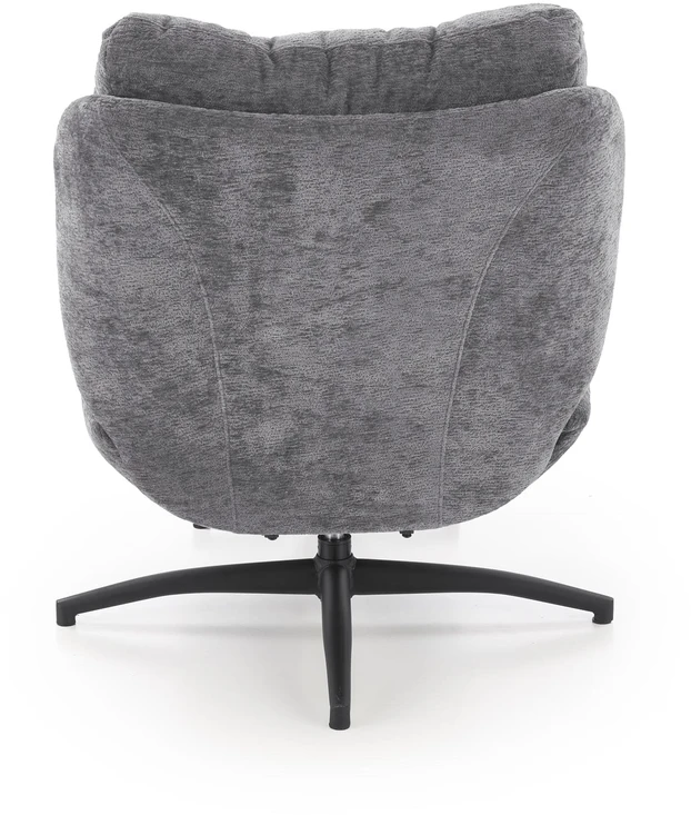 Fotelis PESTO armchair with ottoman / rocking function, color: pilkas