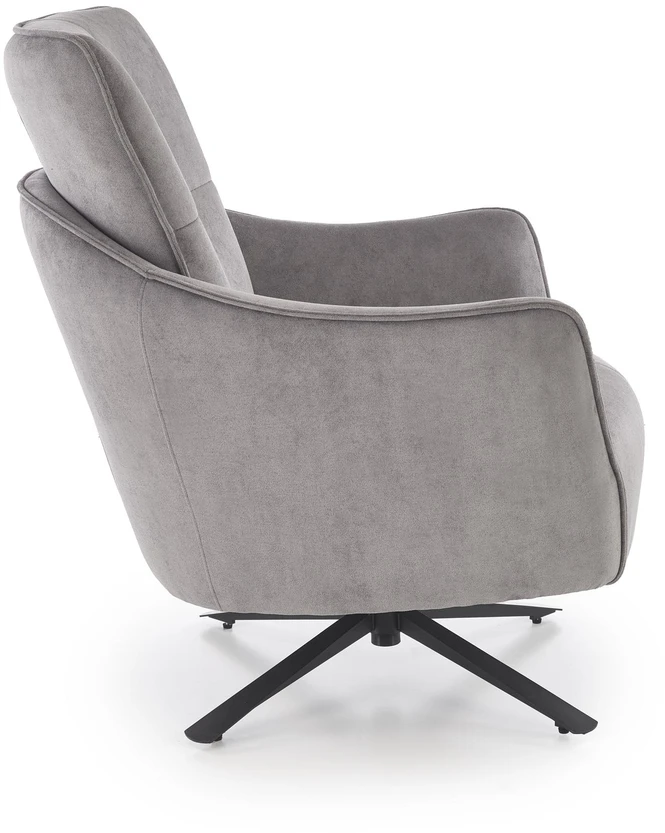 Fotelis SCAMPI leisure chair, pilkas