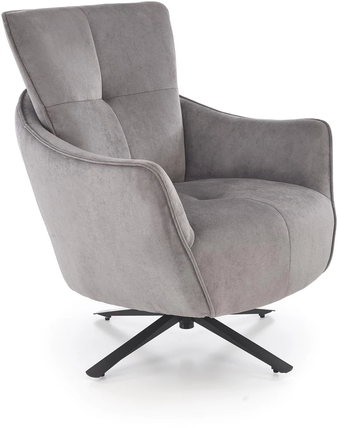 Fotelis SCAMPI leisure chair, pilkas