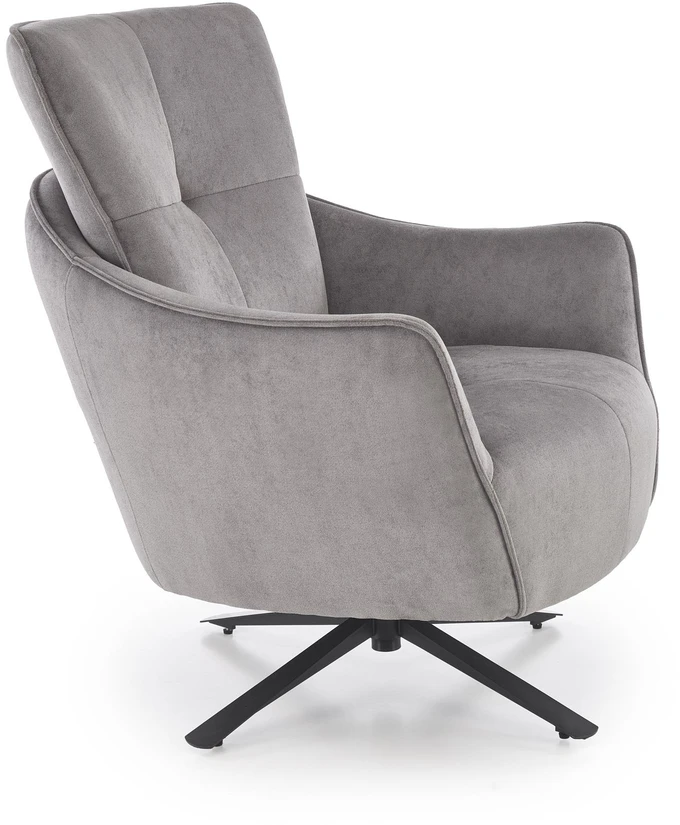Fotelis SCAMPI leisure chair, pilkas