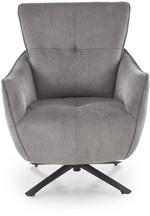 Fotelis SCAMPI leisure chair, pilkas