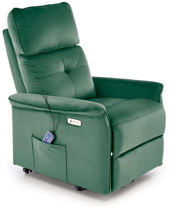 Fotelis SEMIR 2 leisure chair, dark žalias