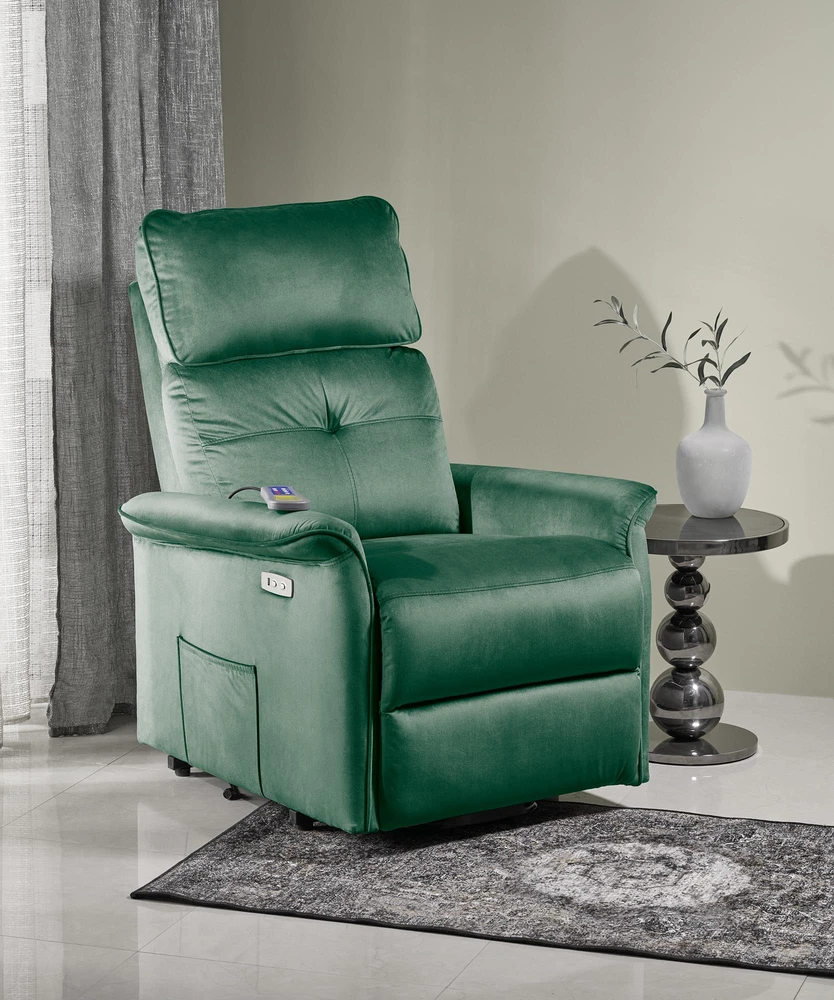 Fotelis SEMIR 2 leisure chair, dark žalias