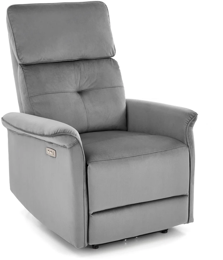 Fotelis SEMIR leisure chair, pilkas