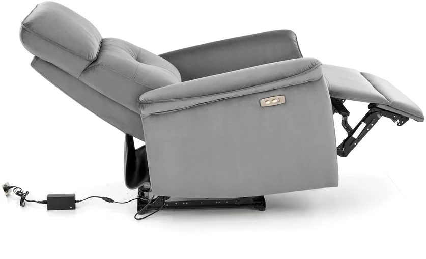 Fotelis SEMIR leisure chair, pilkas