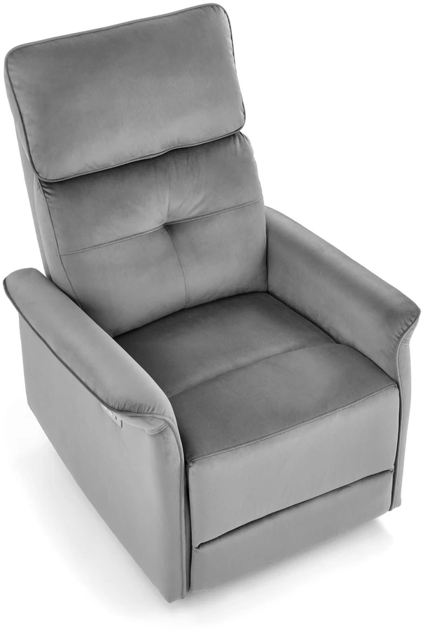 Fotelis SEMIR leisure chair, pilkas