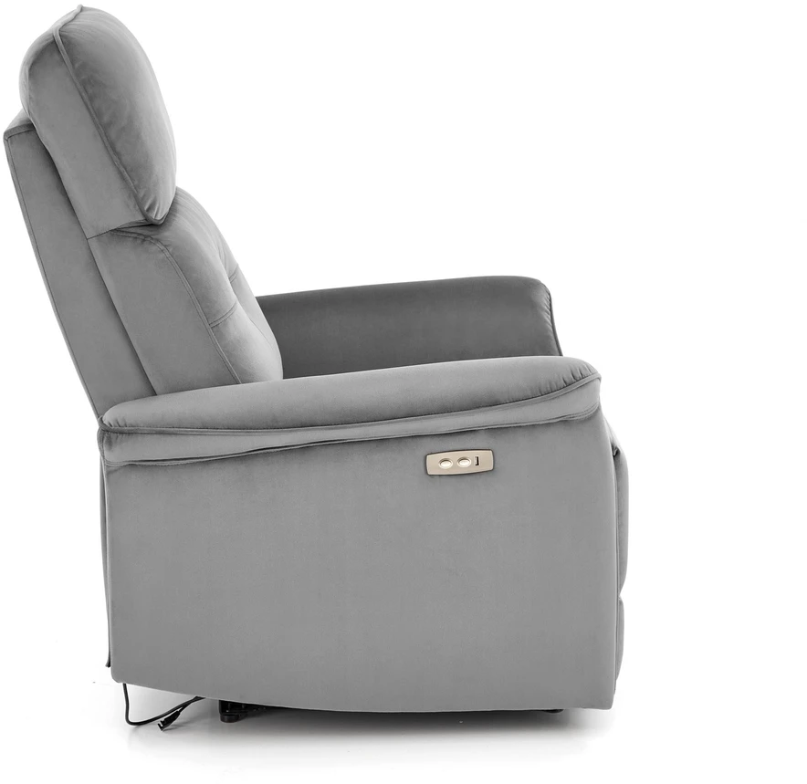 Fotelis SEMIR leisure chair, pilkas