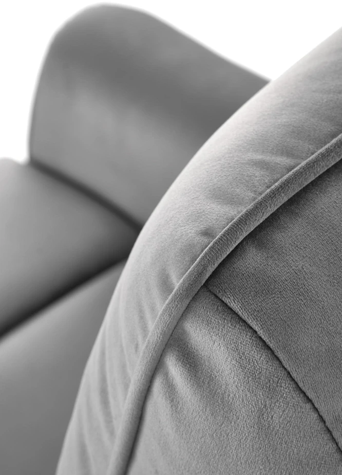 Fotelis SEMIR leisure chair, pilkas