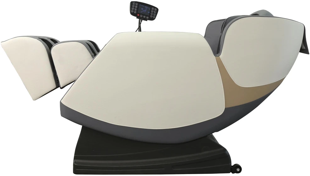 Fotelis SOLARIA massage chair / heating function / colors: cream / pilkas / auksinis
