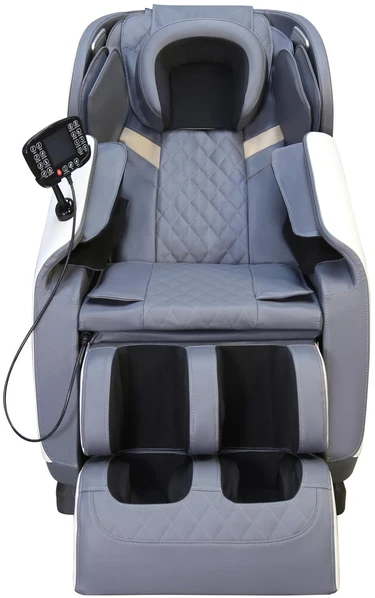 Fotelis SOLARIA massage chair / heating function / colors: cream / pilkas / auksinis