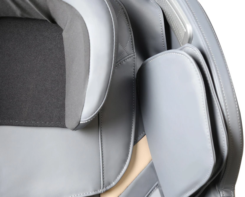 Fotelis SOLARIA massage chair / heating function / colors: cream / pilkas / auksinis