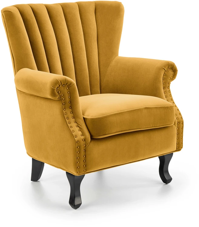 Fotelis TITAN chair color: mustard
