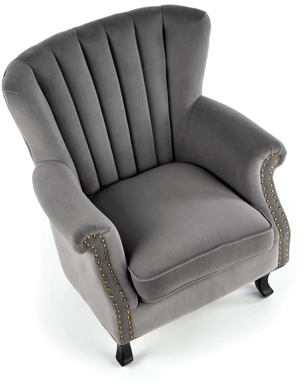 Fotelis TITAN chair color: pilkas