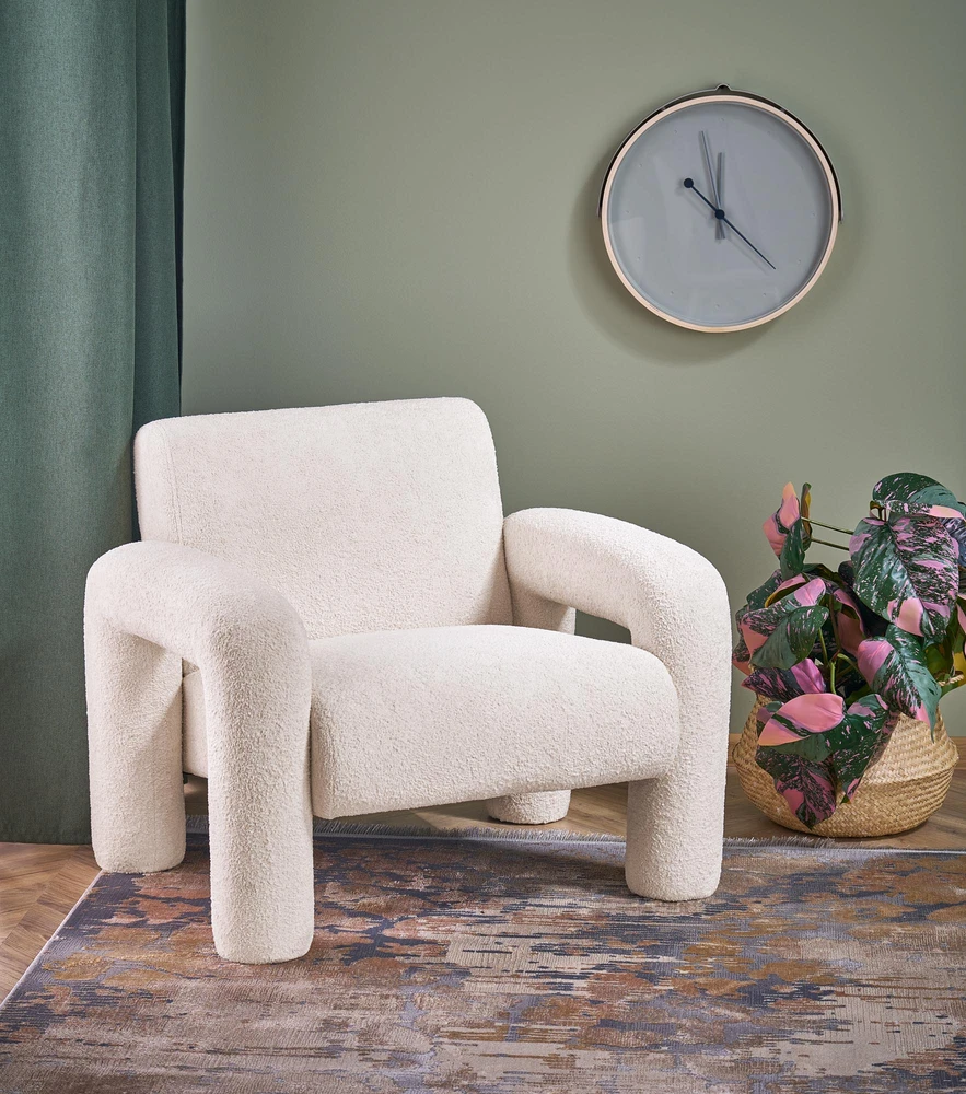 Fotelis VARNA leisure chair, cream