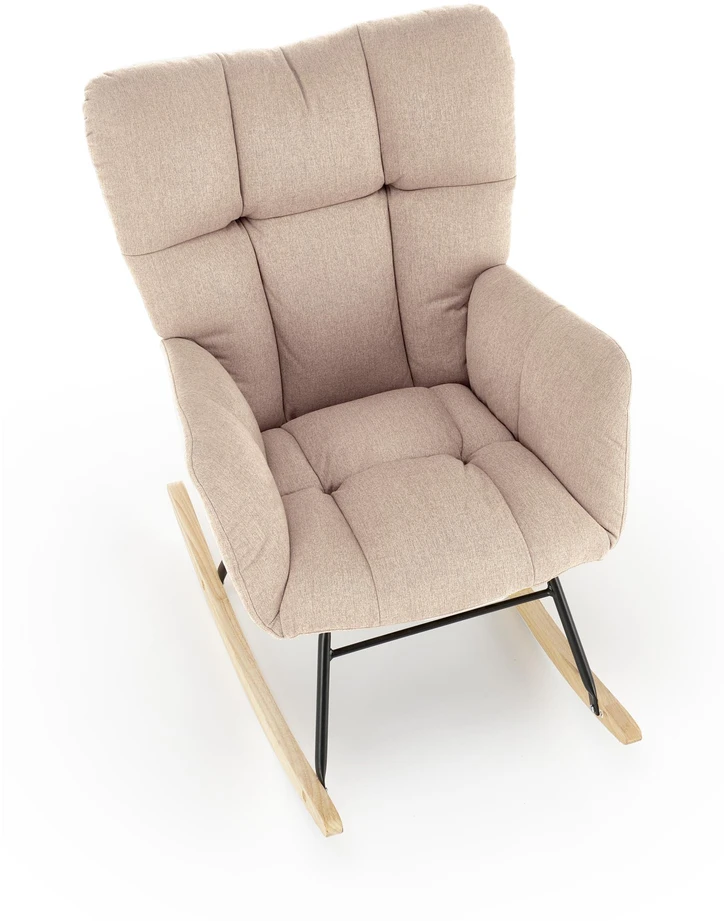 Fotelis VASCO rocking chair, beige