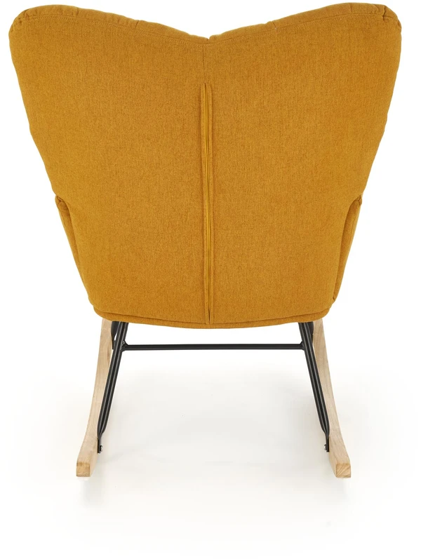 Fotelis VASCO rocking chair, mustard