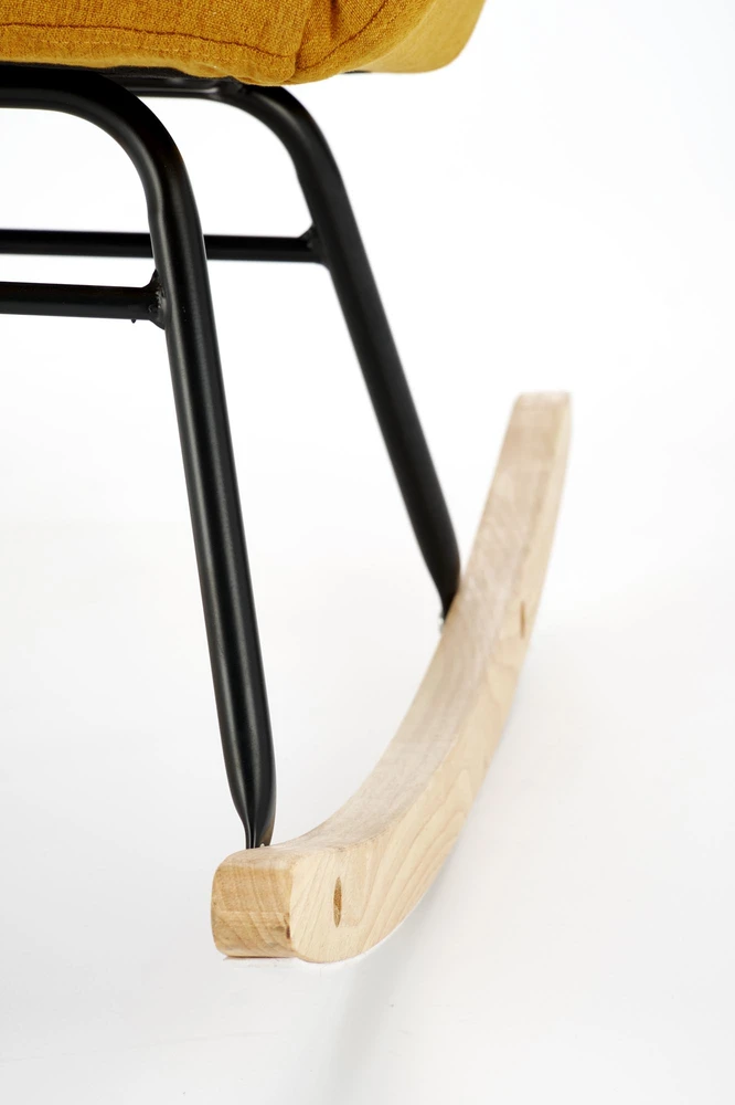 Fotelis VASCO rocking chair, mustard