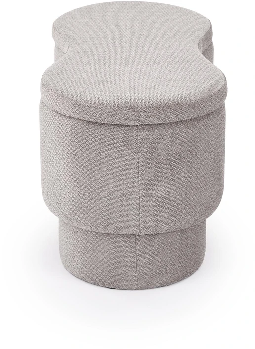 Fotelis VIVA bench with storage function, pilkas