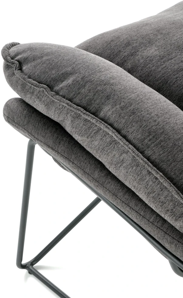 Fotelis VOLKER leisure armchair dark pilkas/ juodas