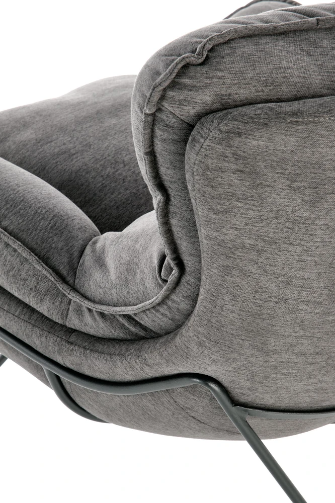 Fotelis VOLKER leisure armchair dark pilkas/ juodas