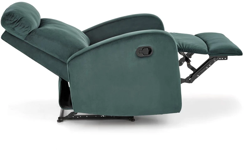 Fotelis WONDER recliner, dark žalias
